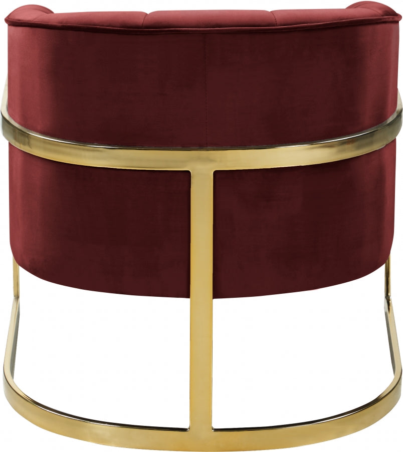 Carter Velvet Upholstered Accent Chair