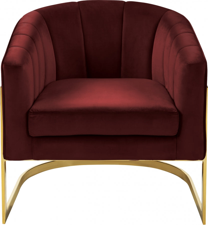 Carter Velvet Upholstered Accent Chair