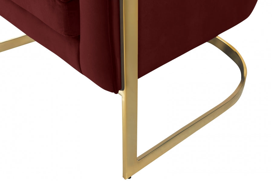 Carter Velvet Upholstered Accent Chair