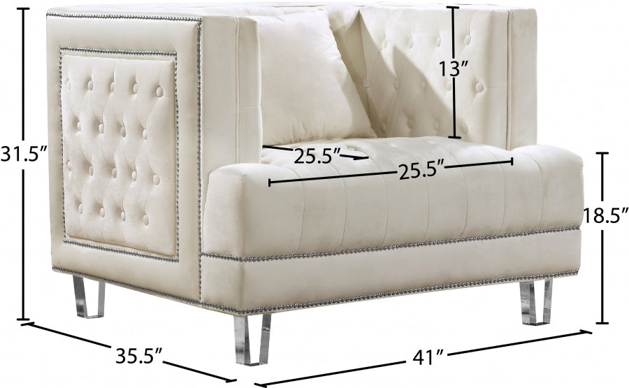 Lucas Velvet Upholstered Chair