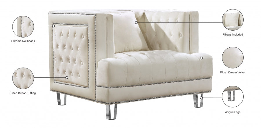 Lucas Velvet Upholstered Chair