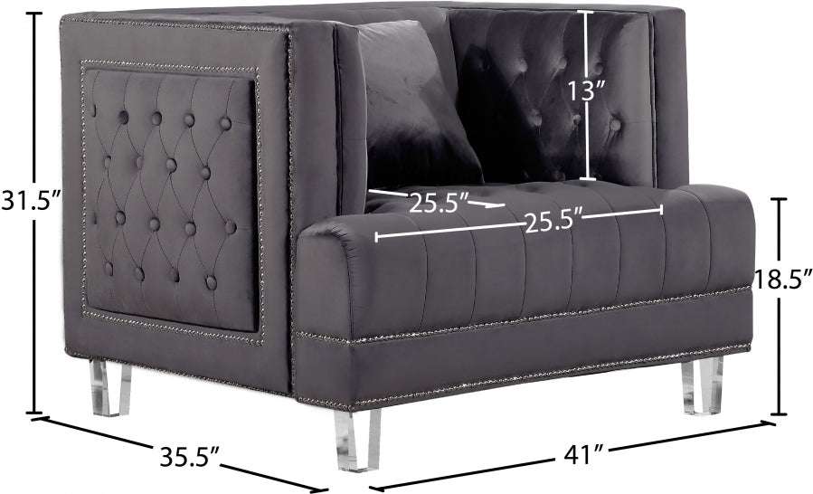 Lucas Velvet Upholstered Chair