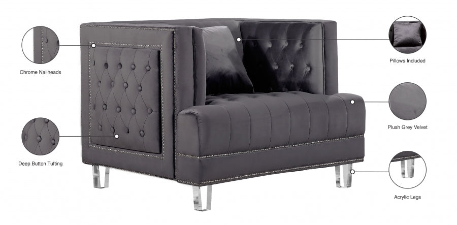 Lucas Velvet Upholstered Chair