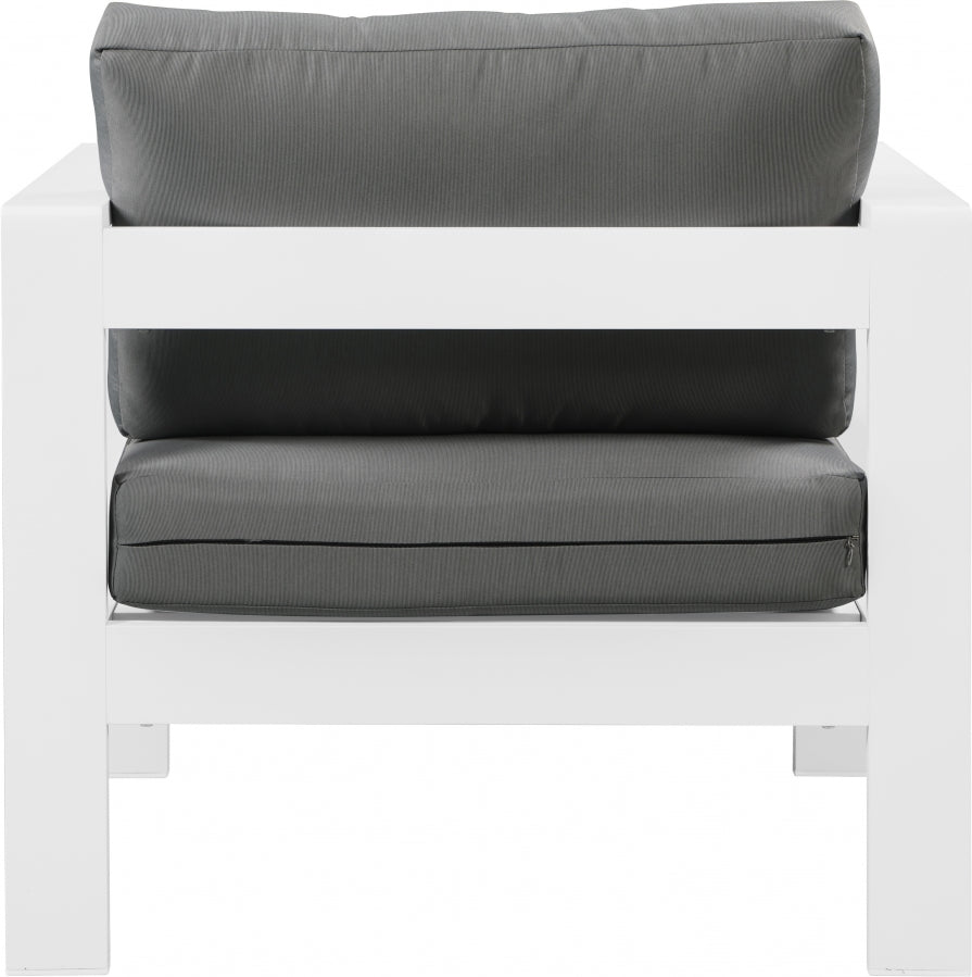 Nizuc Water Resistant Fabric Upholstered Outdoor Patio Arm Chair
