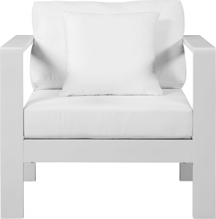 Nizuc Water Resistant Fabric Upholstered Outdoor Patio Arm Chair