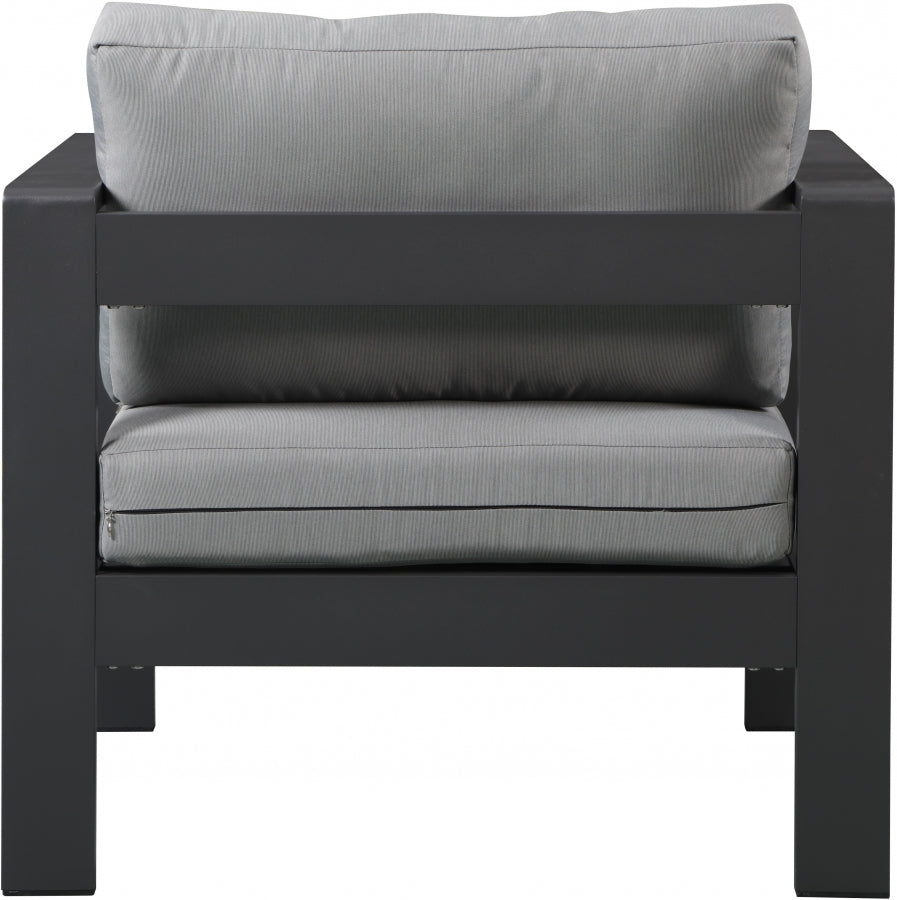 Nizuc Water Resistant Fabric Upholstered Outdoor Patio Arm Chair