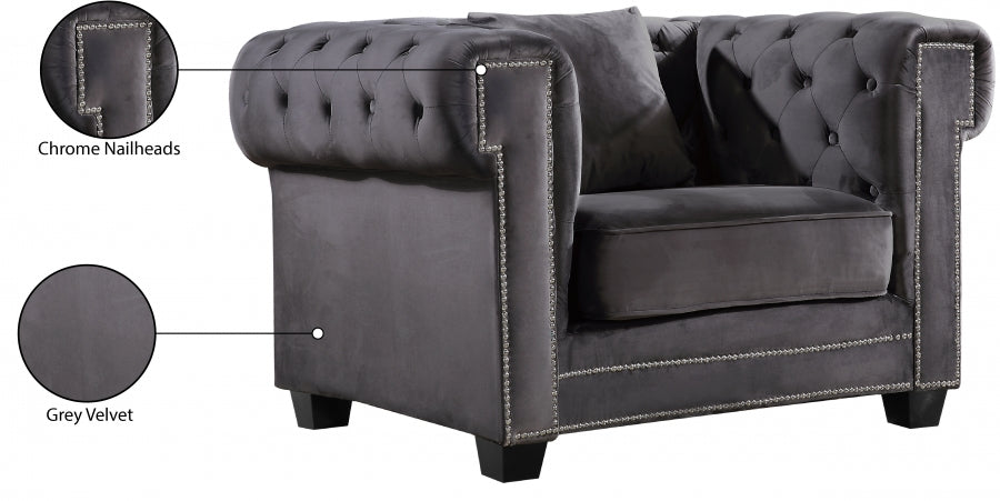 Bowery Velvet Upholstered Chair