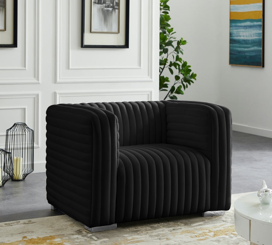 Ravish Velvet Upholstered Chair