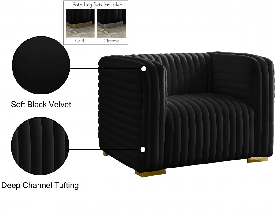 Ravish Velvet Upholstered Chair