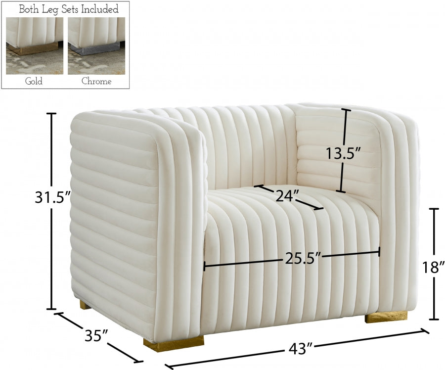 Ravish Velvet Upholstered Chair