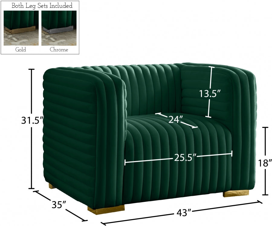 Ravish Velvet Upholstered Chair
