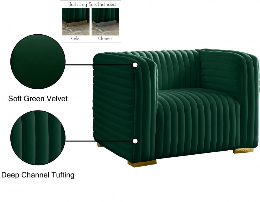 Ravish Velvet Upholstered Chair