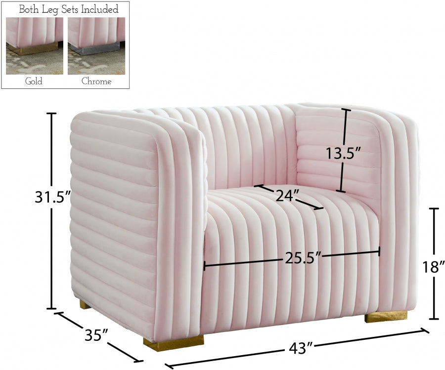 Ravish Velvet Upholstered Chair