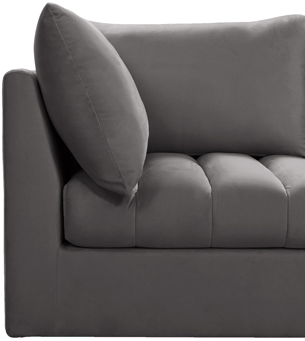 Jacob Velvet Upholstered Corner Modular Chair