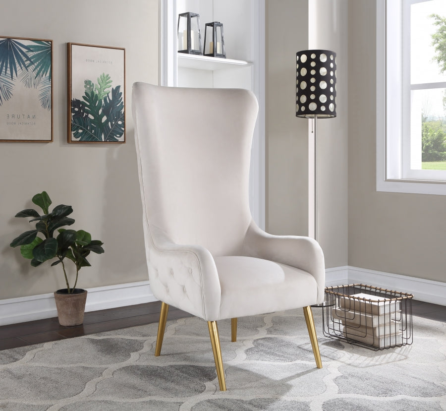 Alexander Velvet Upholstered Accent Chair