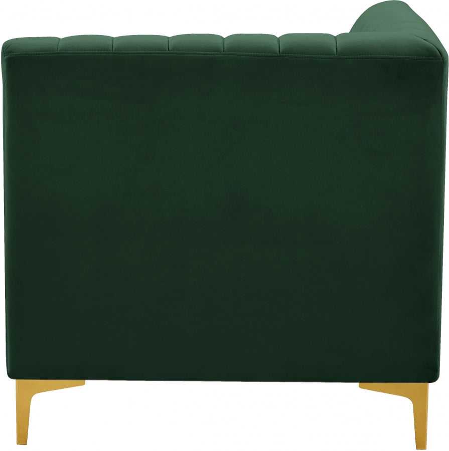 Alina Velvet Upholstered Modular Corner Chair