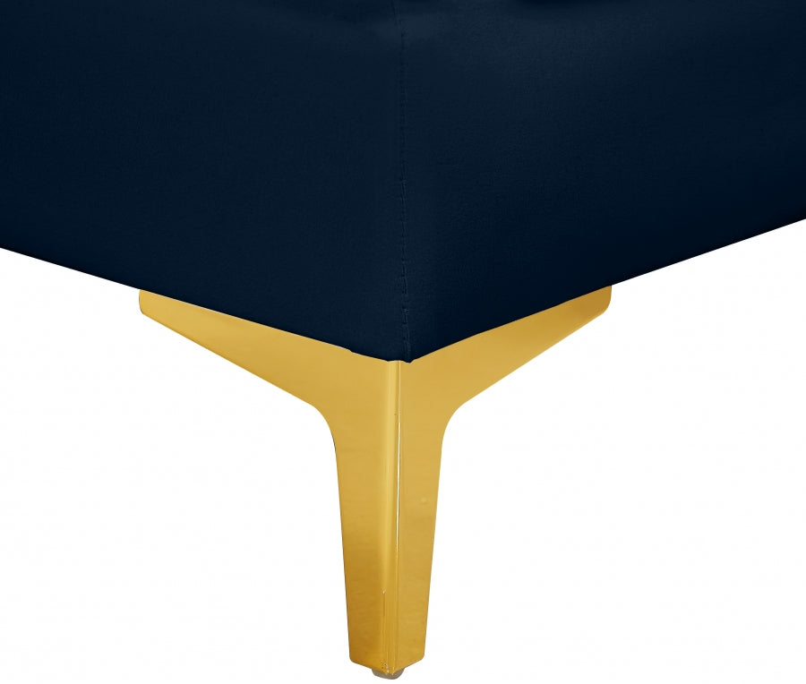 Alina Velvet Upholstered Modular Corner Chair