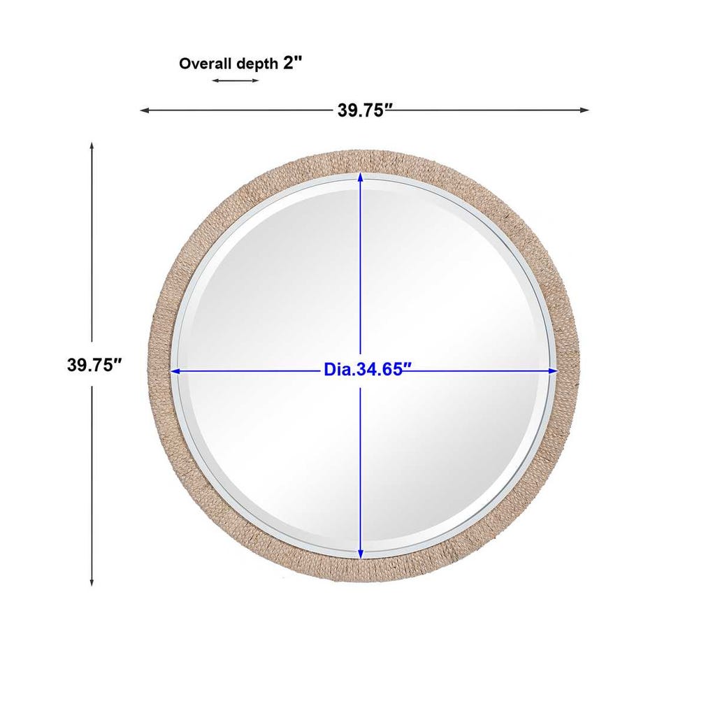 Carbet Round Mirror
