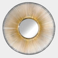 Gold Wire Wall Mirror