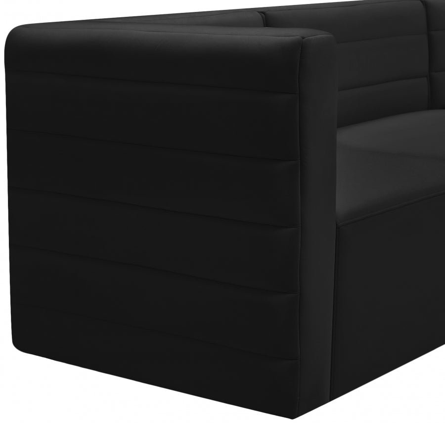 Quincy Velvet Upholstered Comfort Corner Modular Chair
