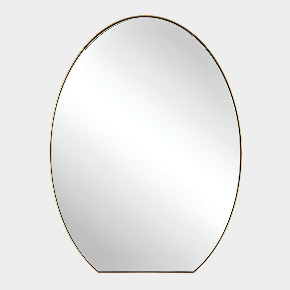 Cabell Oval Mirror, Brass