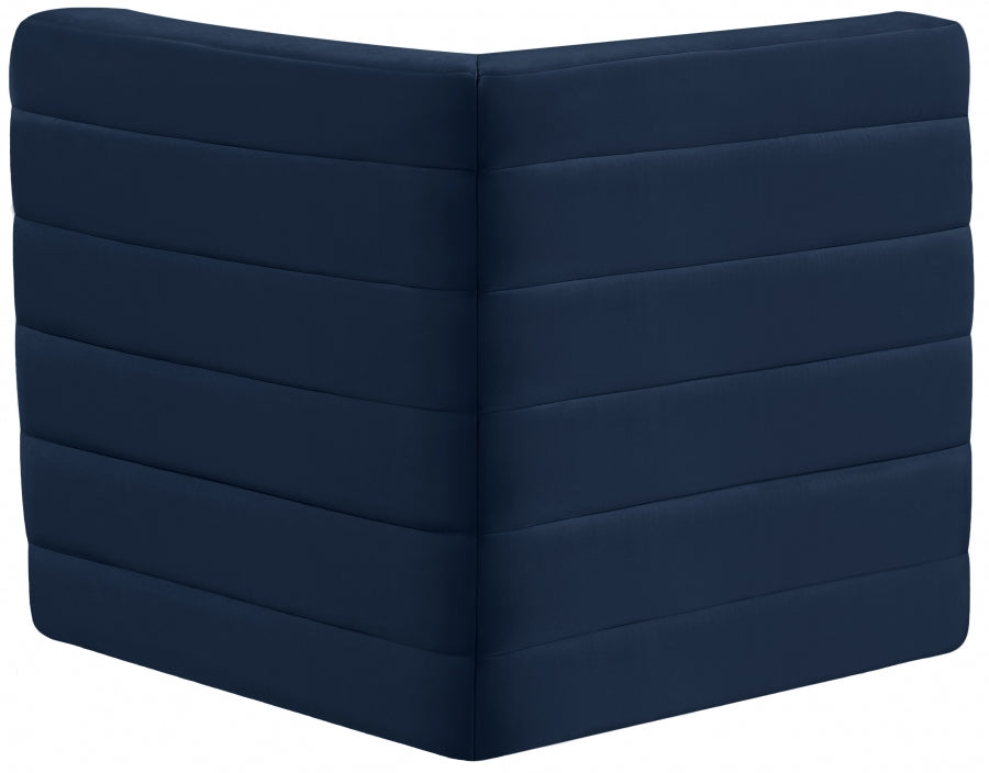 Quincy Velvet Upholstered Comfort Corner Modular Chair