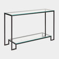 Krista Black Console Table