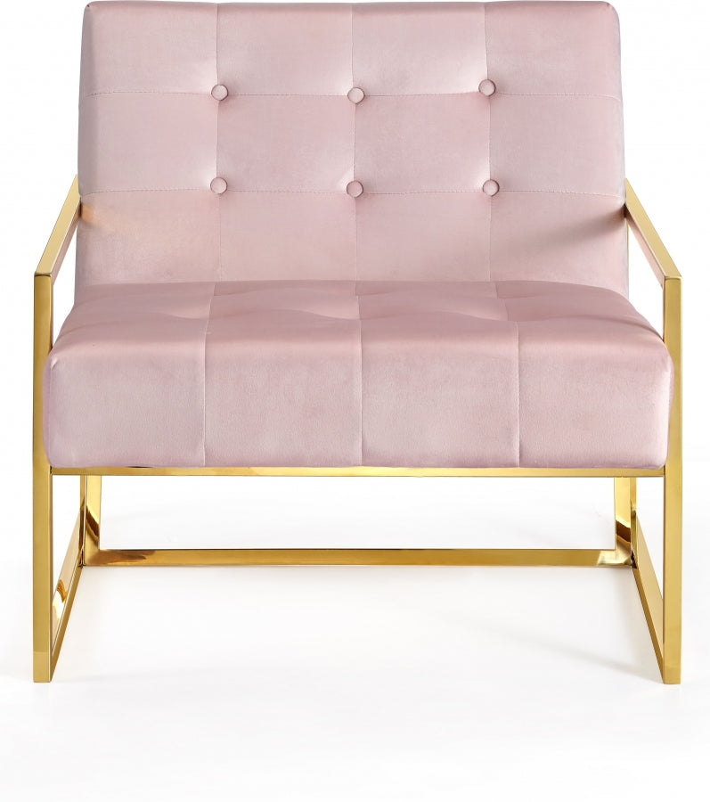 Pierre Velvet Upholstered Accent Chair