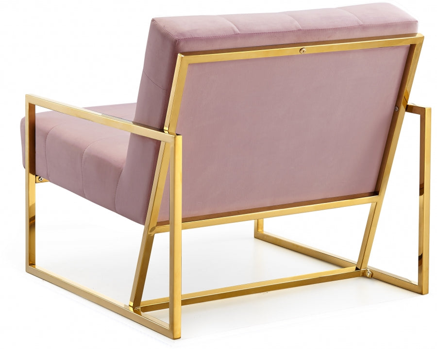 Pierre Velvet Upholstered Accent Chair