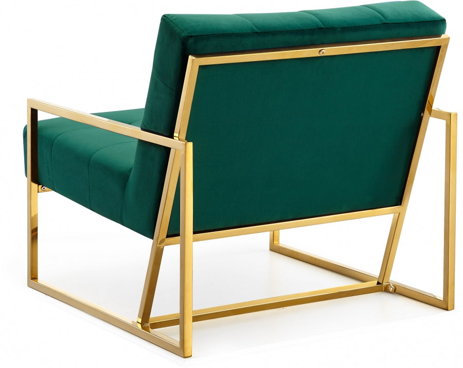 Pierre Velvet Upholstered Accent Chair