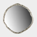 Organic Wall Mirror Silver