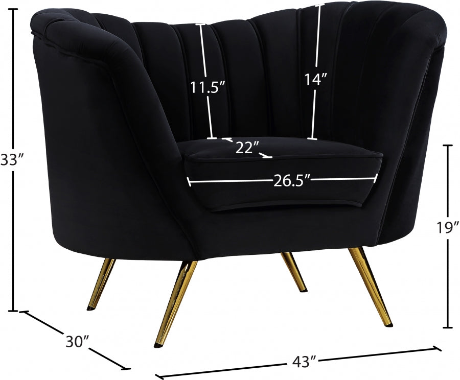 Margo Velvet Upholstered Chair