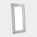 Wellington Floor Mirror Grey Velvet