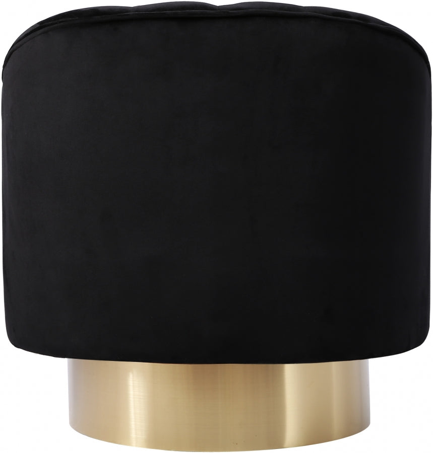 Farrah Velvet Upholstered Swivel Accent Chair