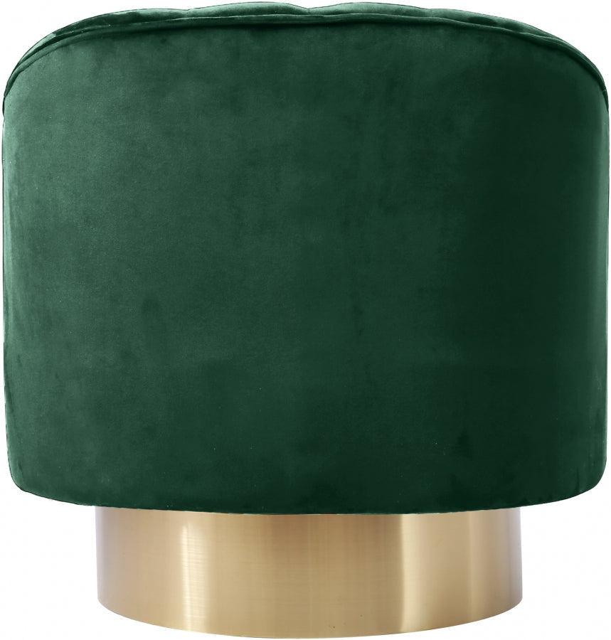 Farrah Velvet Upholstered Swivel Accent Chair