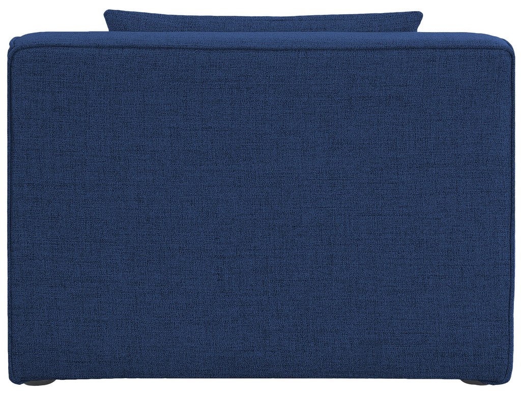 Cube Fabric Upholstered Armless Modular Chair