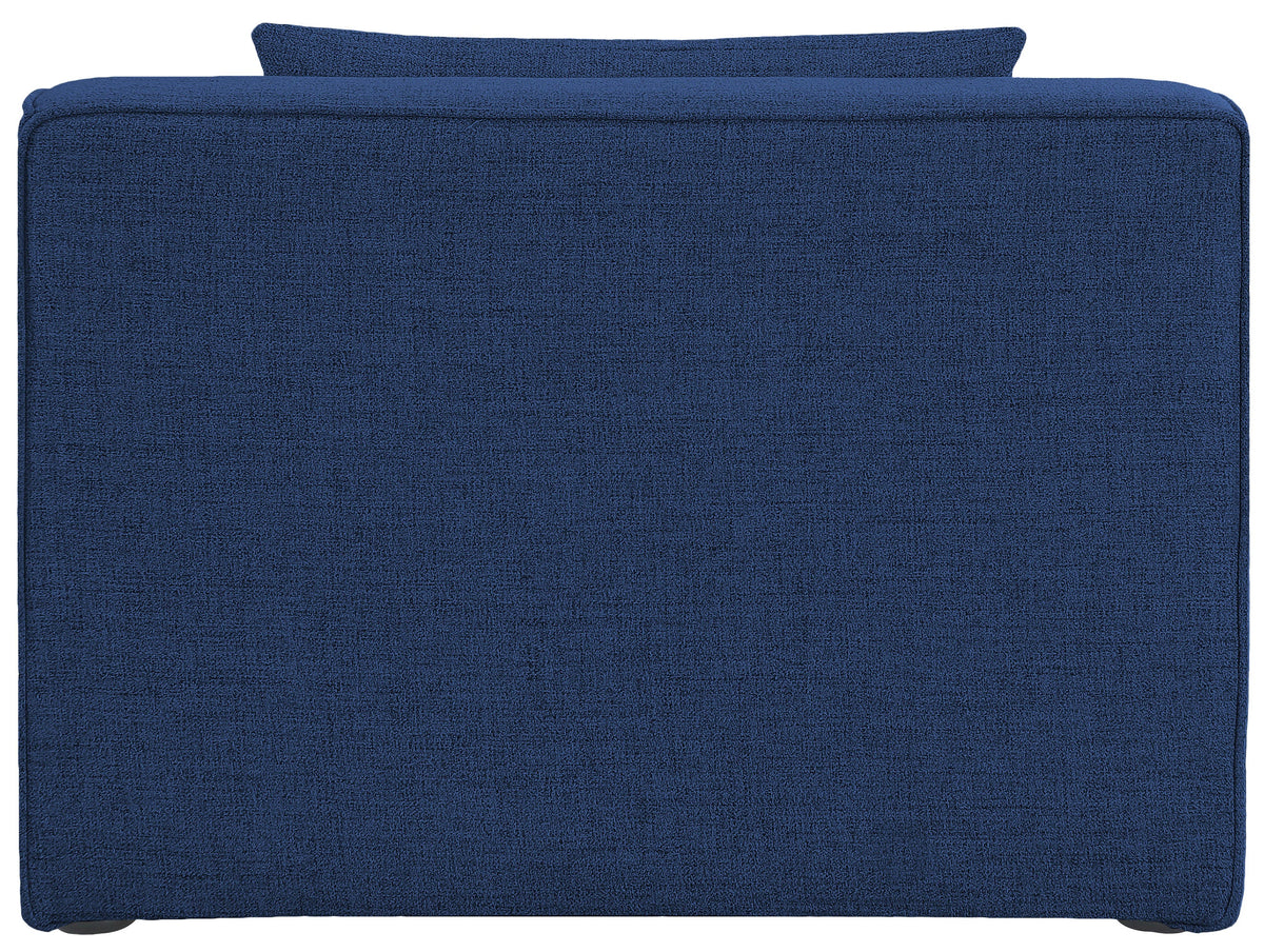 Cube Fabric Upholstered Armless Modular Chair
