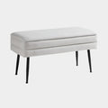 Enya Storage Bench Grey Linen