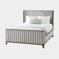 Majestic Bed: Grey Velvet