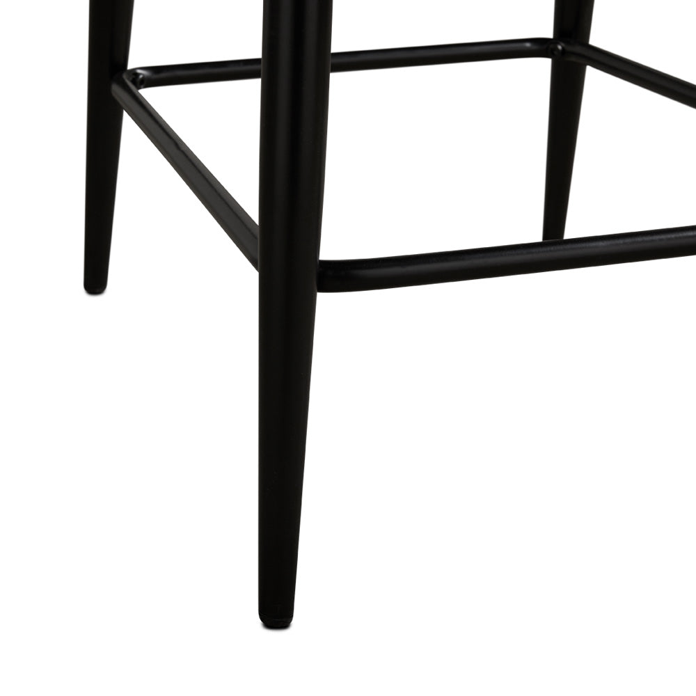 Shell Counter Chair: Beige Linen