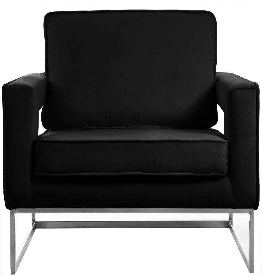 Noah Velvet Upholstered Accent Chair