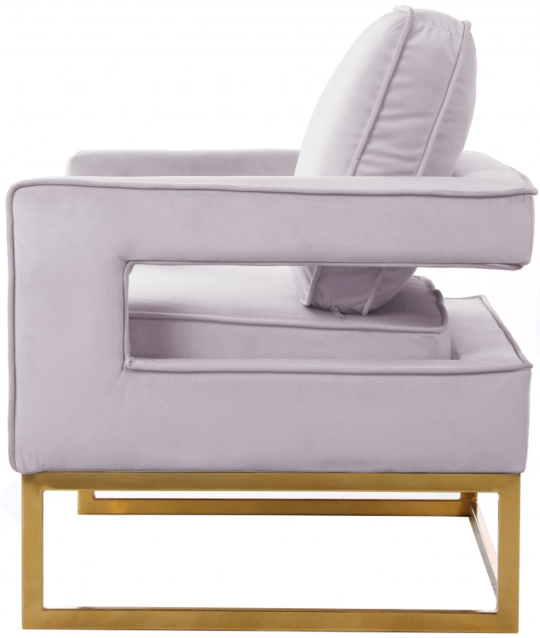 Noah Velvet Upholstered Accent Chair