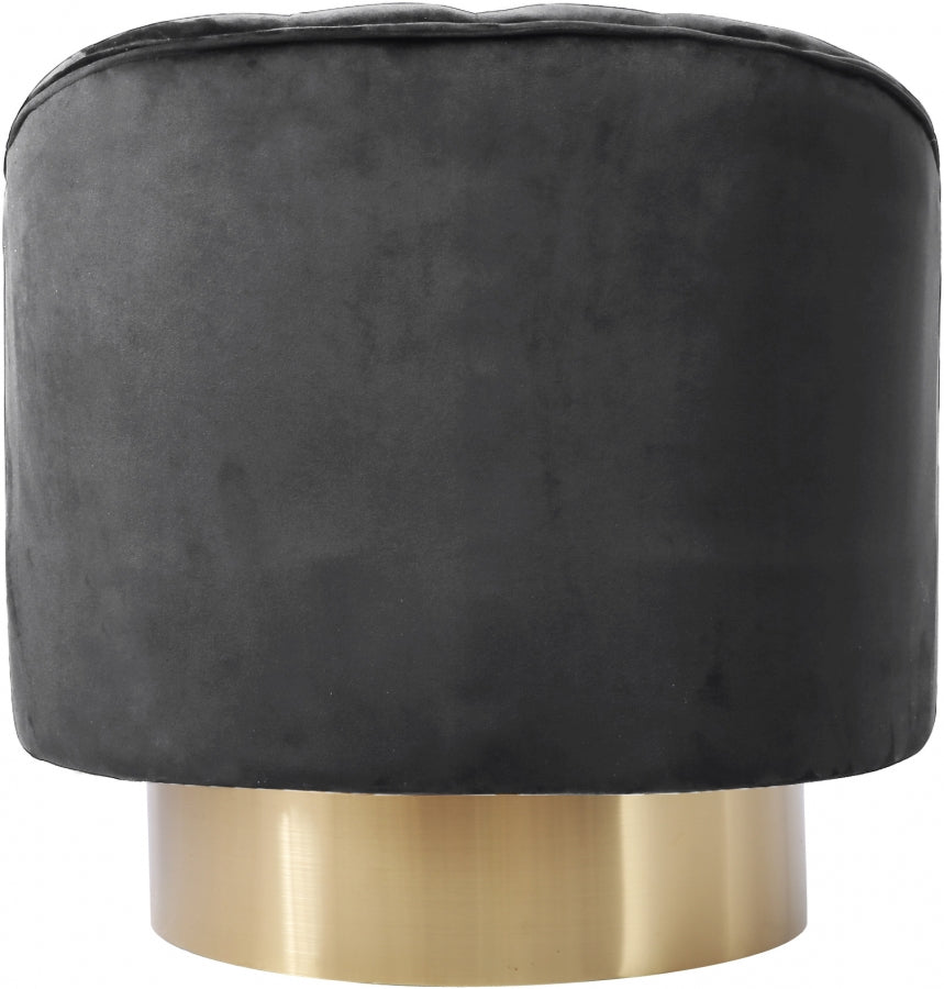 Farrah Velvet Upholstered Swivel Accent Chair