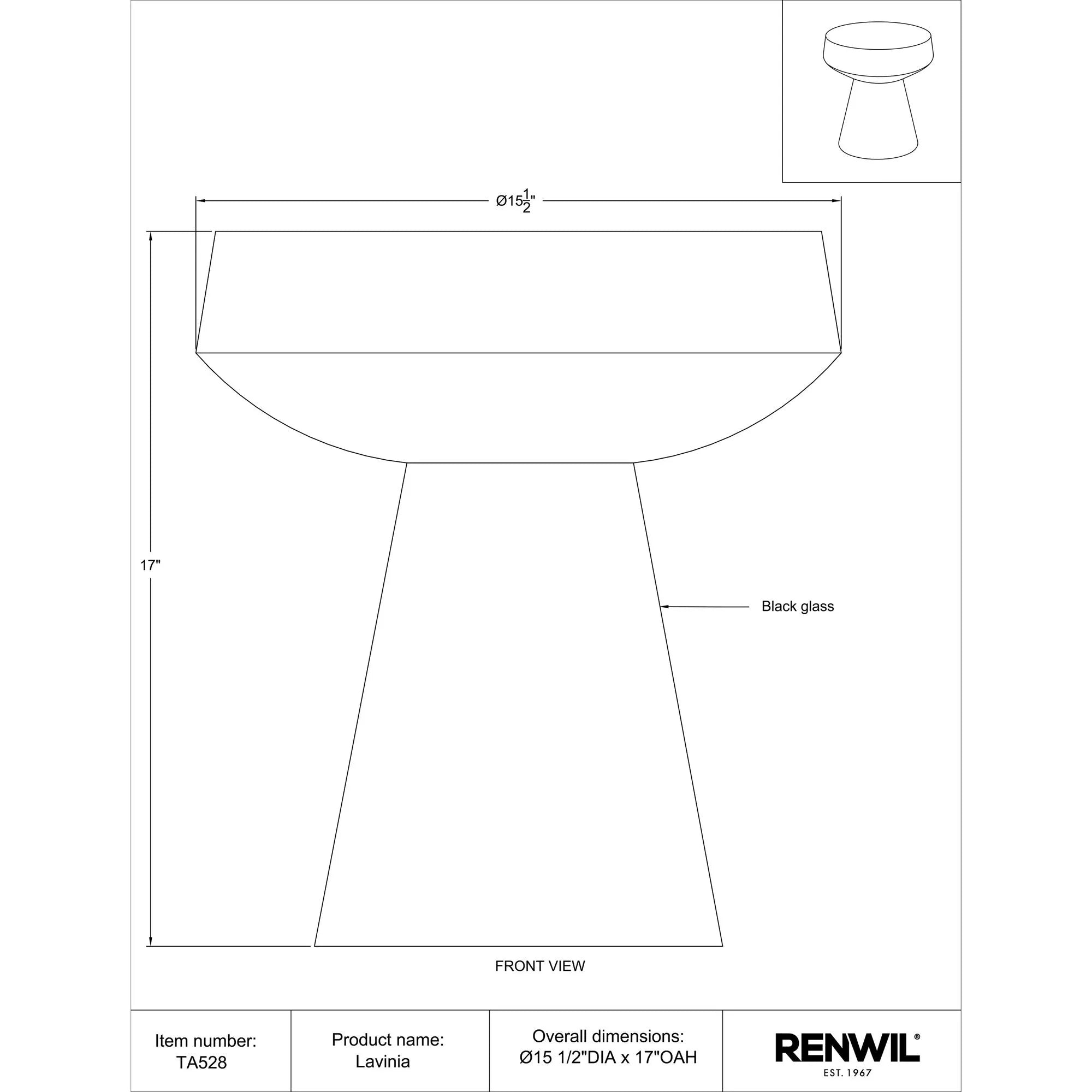 Lavinia Side & End Table