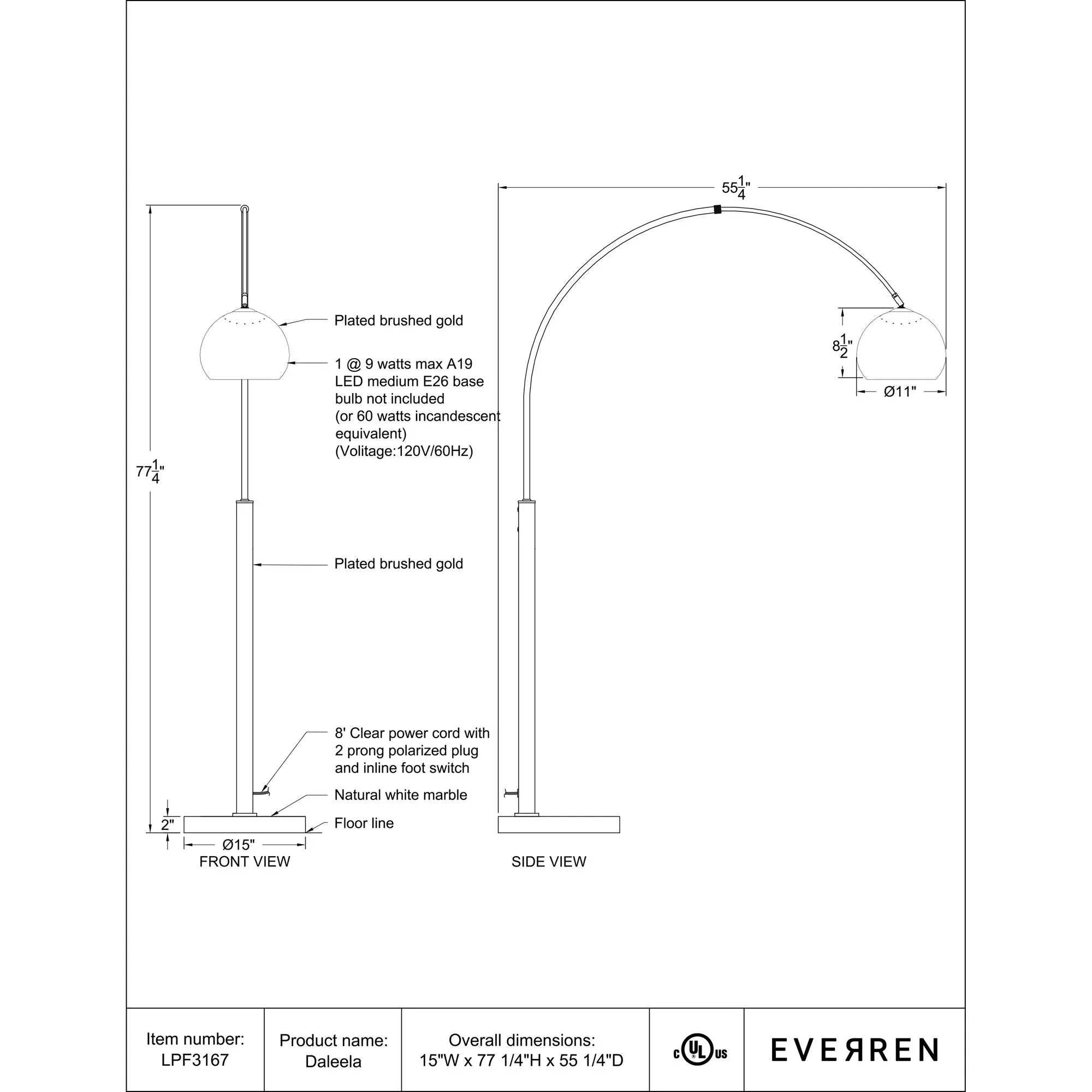 Daleela Floor Lamp