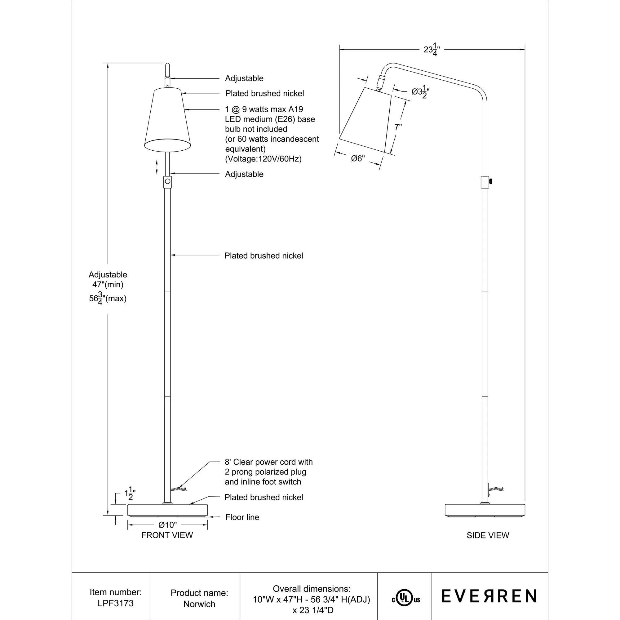Norwich Floor Lamp