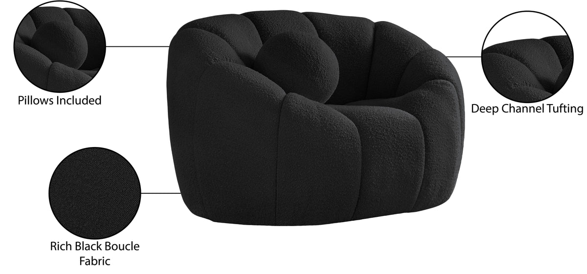 Elijah Boucle Fabric Upholstered Chair