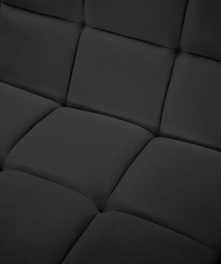 Relax Velvet Upholstered Armless Modular Chair