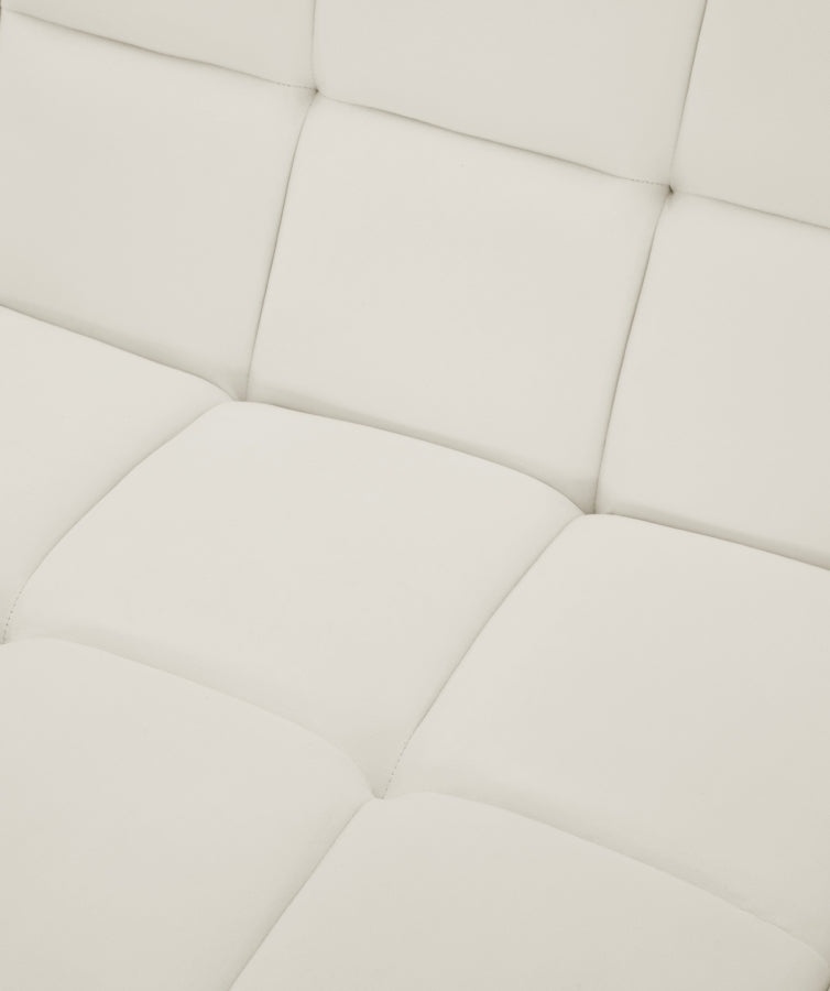 Relax Velvet Upholstered Armless Modular Chair