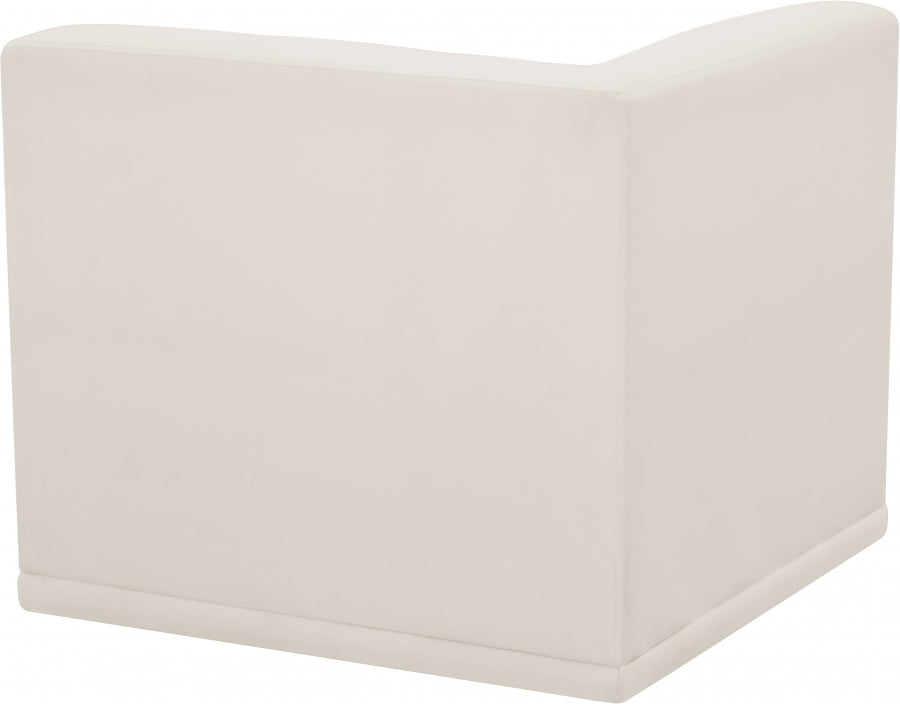 Relax Velvet Upholstered Corner Modular Chair